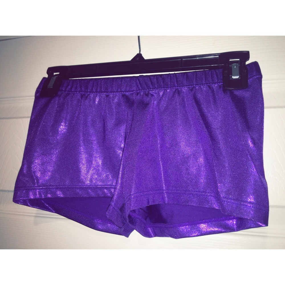 Metallic Booty Shorts
